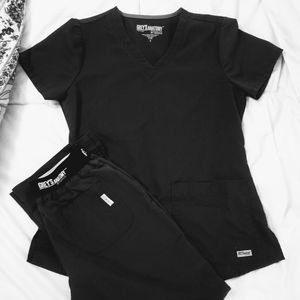 Grey's Anatomy Scrub Set/Charcoal Gray